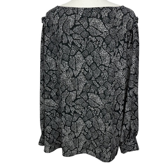 Zac & Rachel Women’s Pullover Top Sz 3X Multi Color Long Sleeve V-Neck - Picture 5 of 12